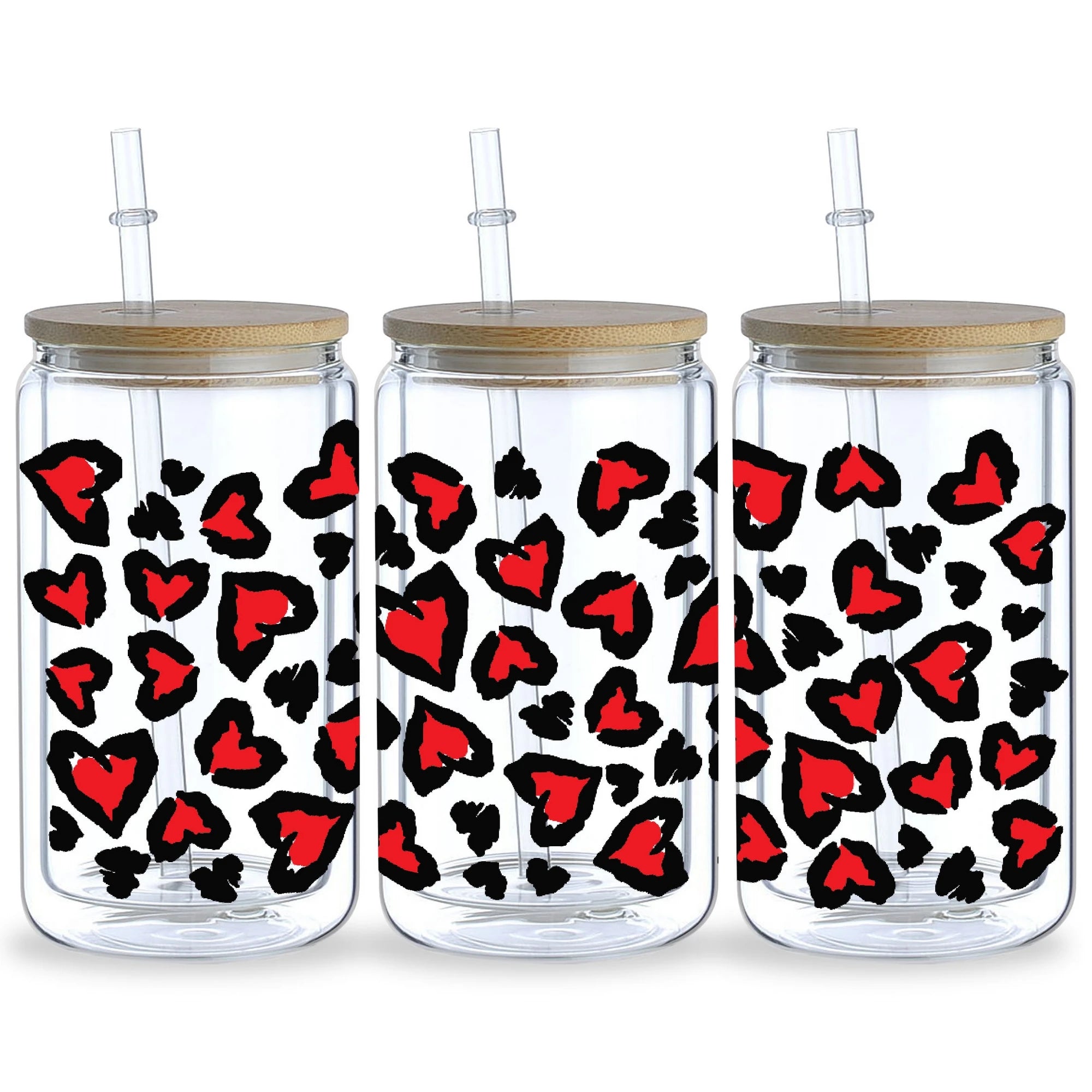 5 sheets DTF Glass Cup Transfer Stickers