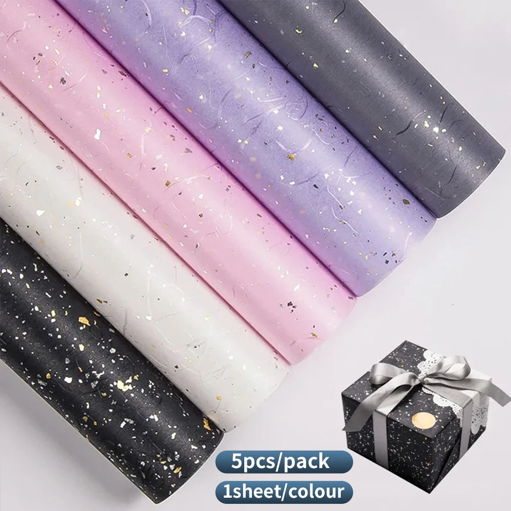 Glitter/Sparkle Wrapping Paper Set