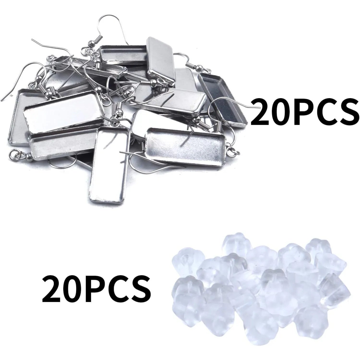 20-Piece Stainless Steel Earring Kit
