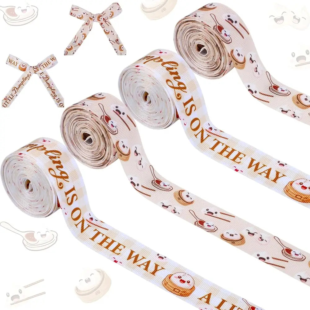 4 Rolls Chinoiserie Craft Ribbons