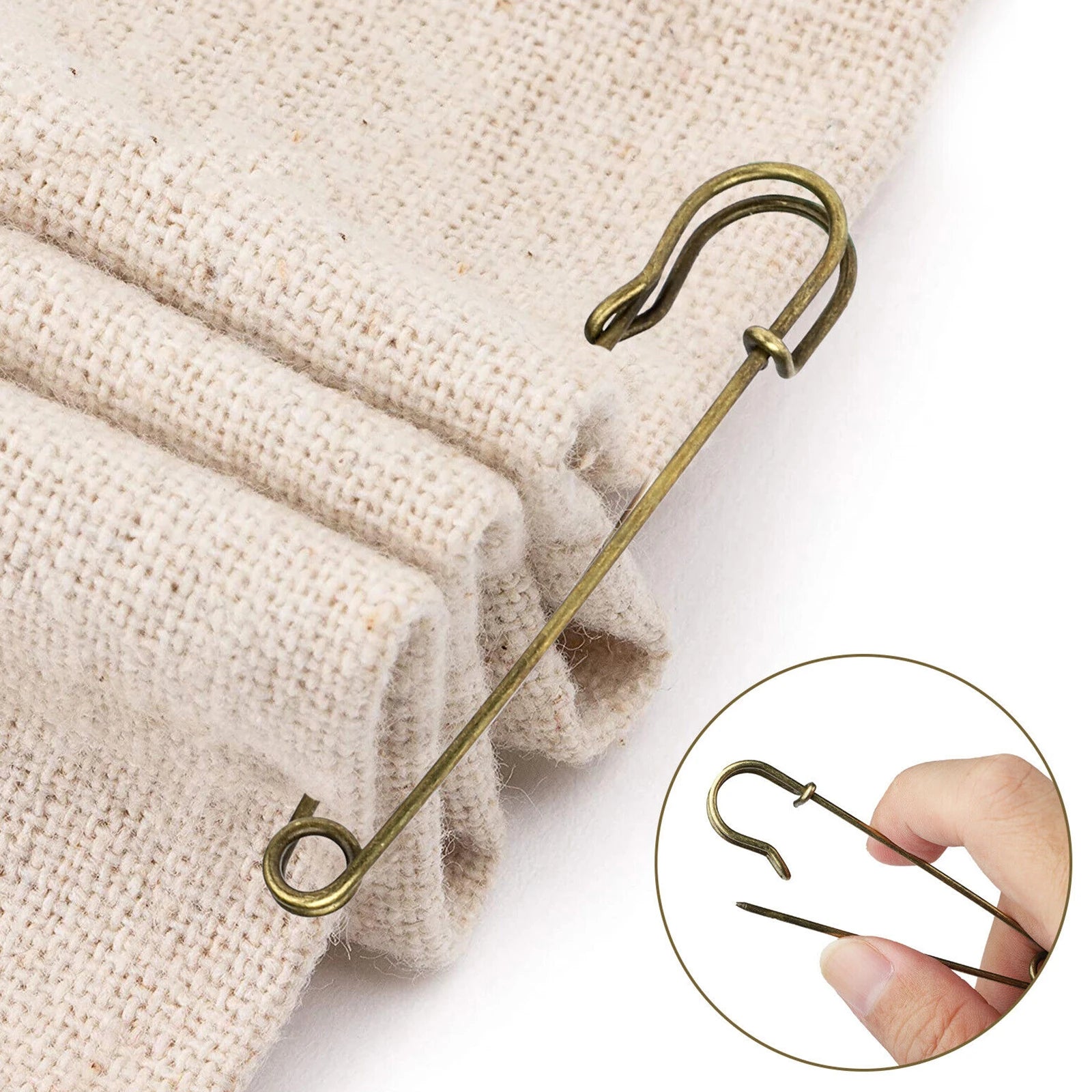 30pcs Large Heavy Duty Safety Pins