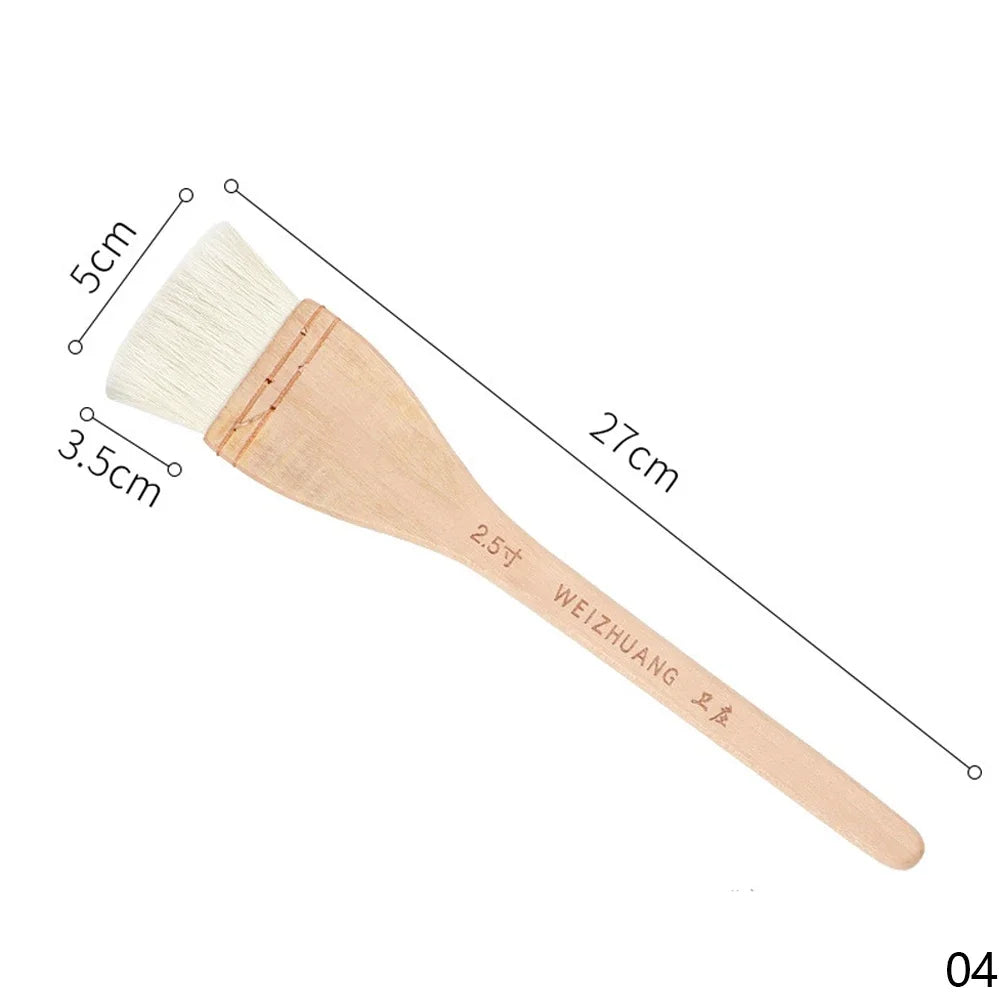 Wooden Handle Goat Hair Paint Brush