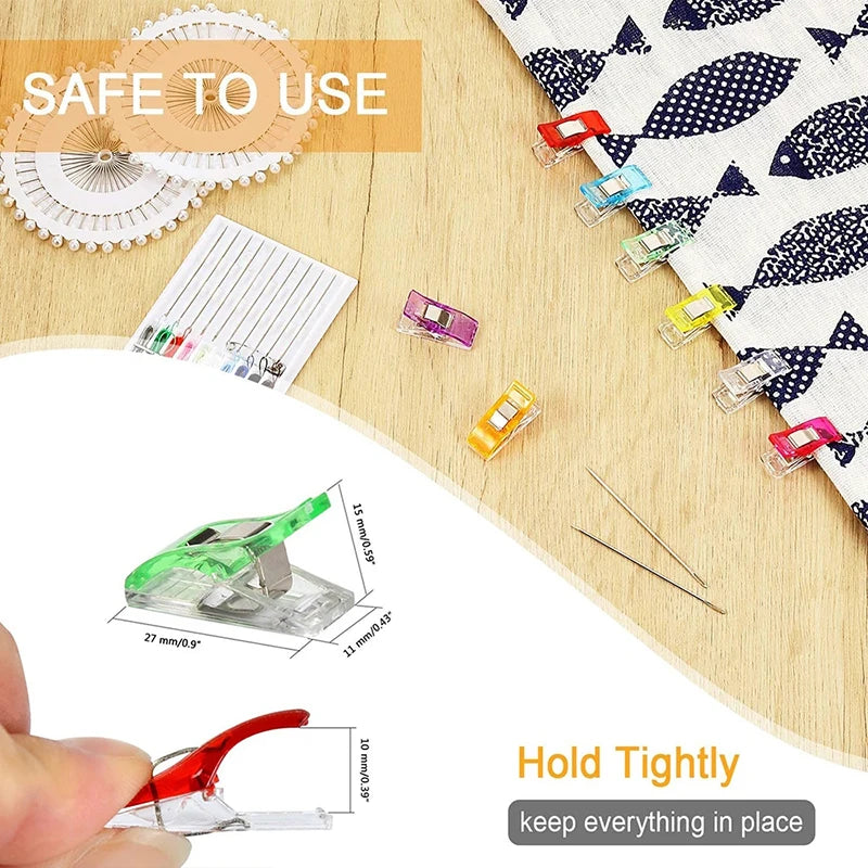 50PCS Colorful Sewing Clips