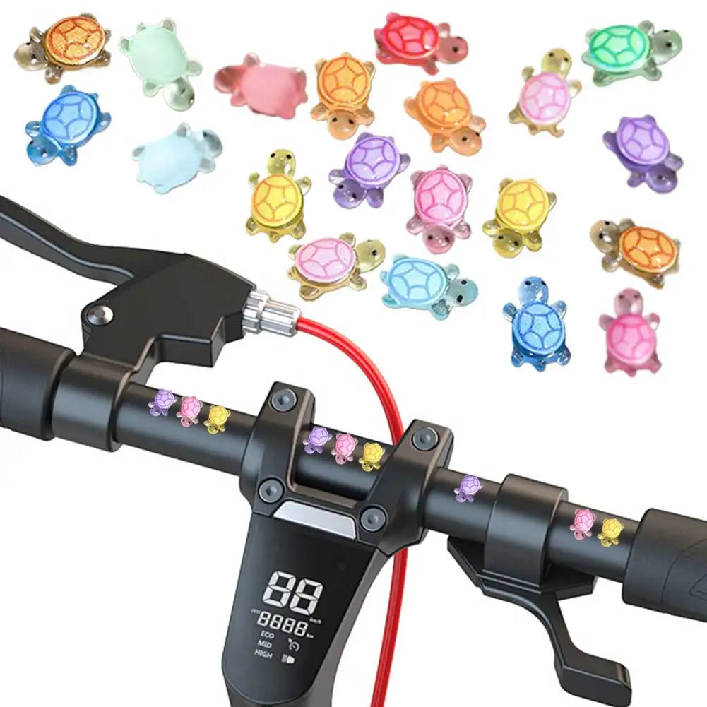 100Pcs Mini Resin Night Glow Turtle Figurines