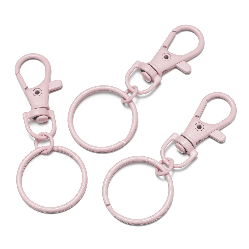Multicolor Keyring with Lobster Clasp