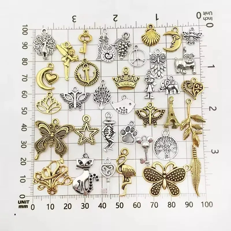 Tibetan Silver Mixed Charms