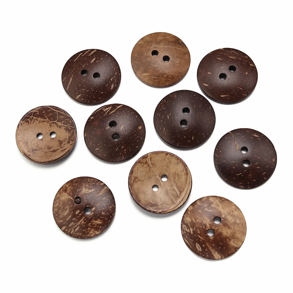 Natural Color Coconut Buttons