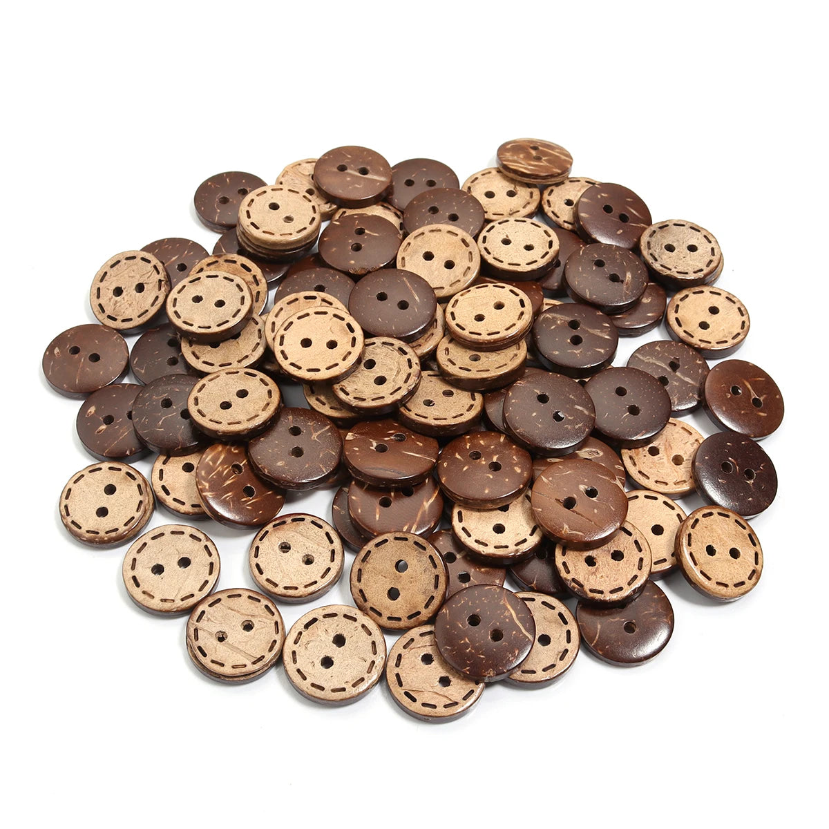 Natural Color Coconut Buttons