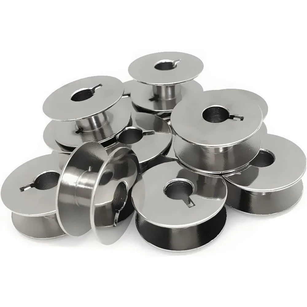 Sewing Machine Metal "L" Bobbins Singer Brother Janome Bernina