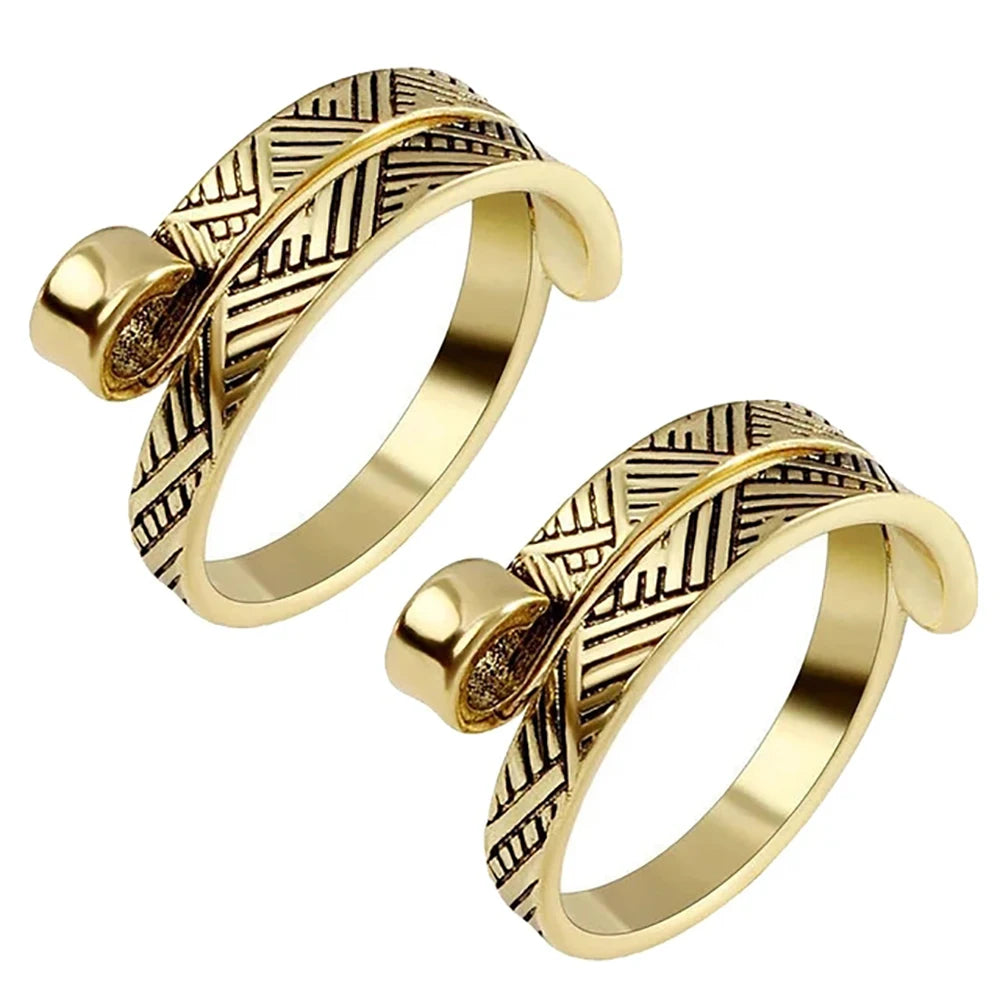 2pcs Adjustable Knitting Crochet Loop Ring