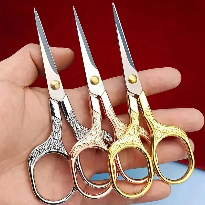 Retro Sewing and Embroidery Scissors Stainless Steel