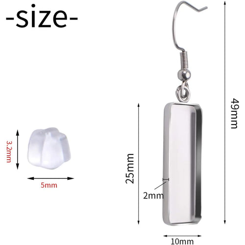 20-Piece Stainless Steel Earring Kit