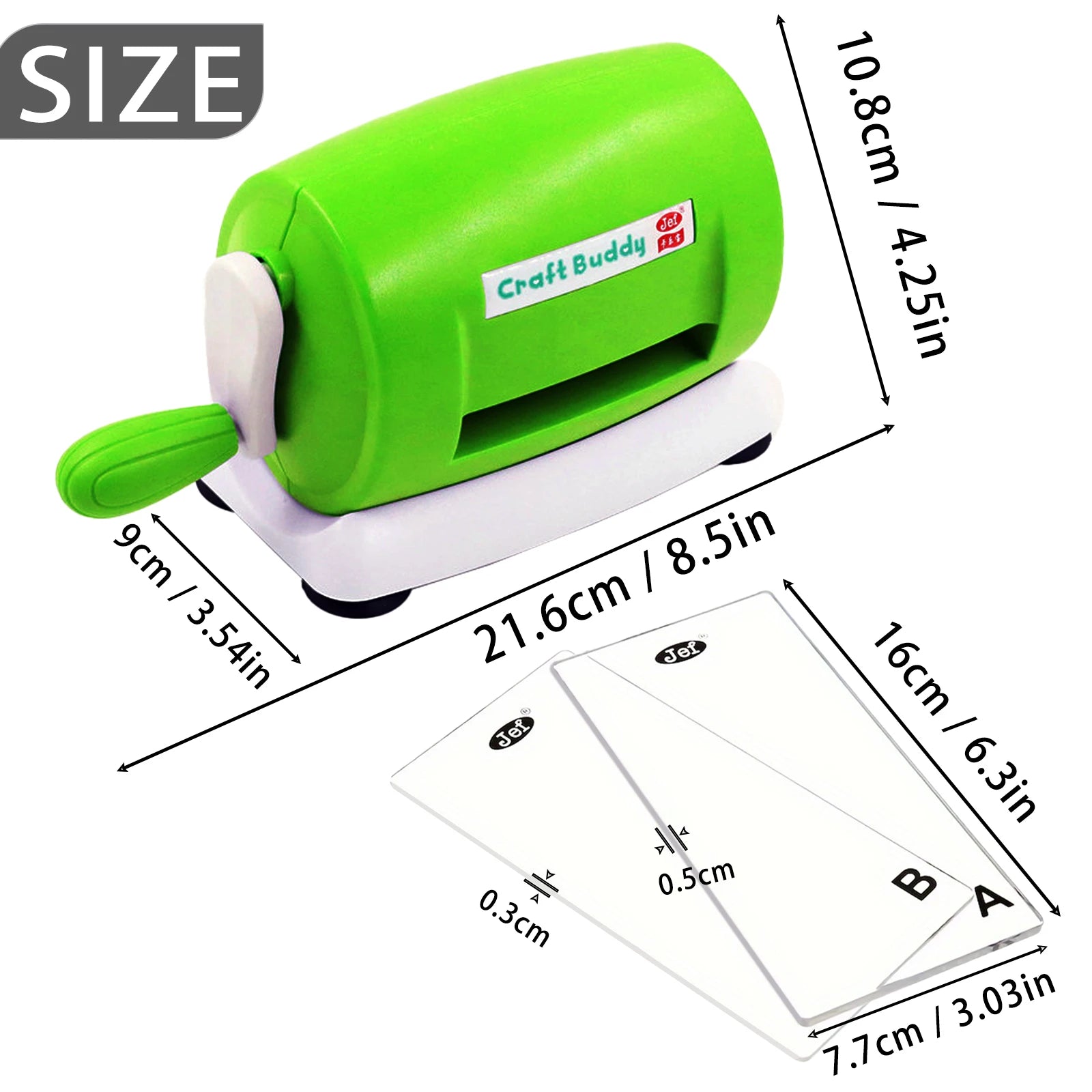 Craft Buddy Manual Die Cutting & Embossing Machine