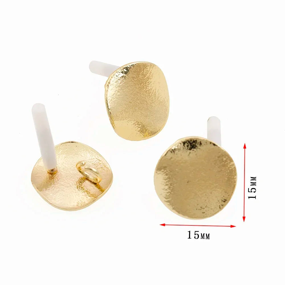 10pcs/set Stainless Steel Earring Connectors/Backings