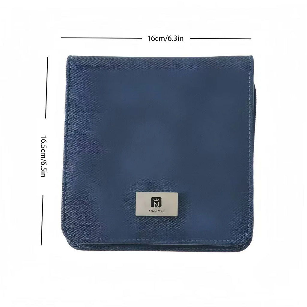 Interchangeable Knitting Needle Set With Storage Pouch