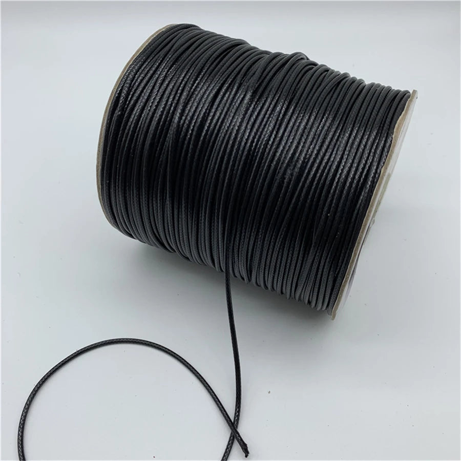 Black Waxed Cotton Thread