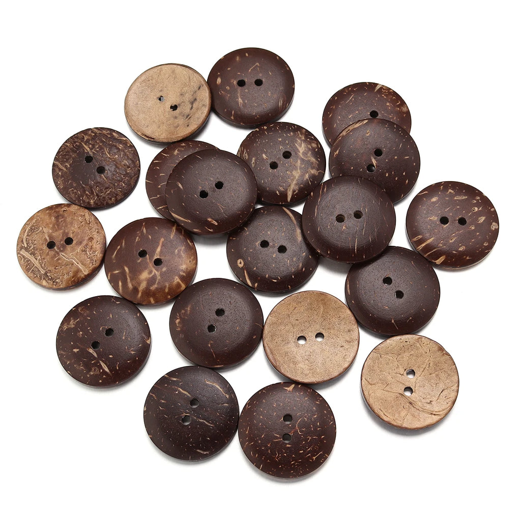 Natural Color Coconut Buttons
