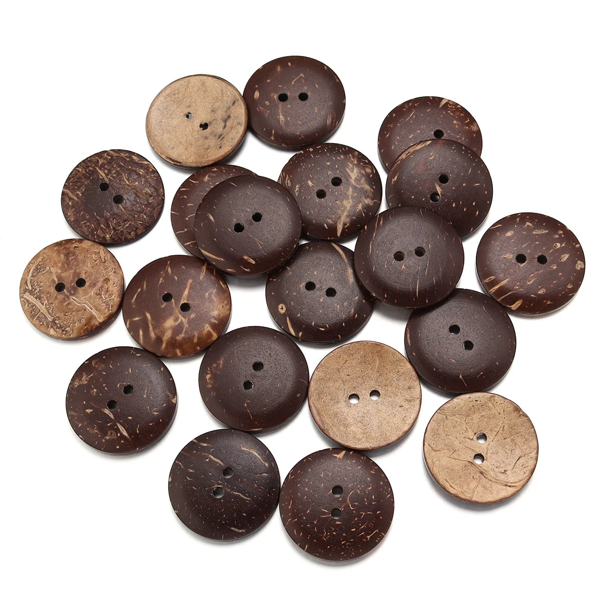 Natural Color Coconut Buttons