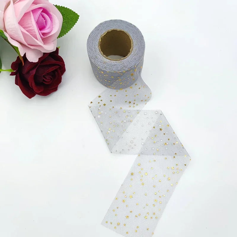 Colorful Star Tulle Ribbon