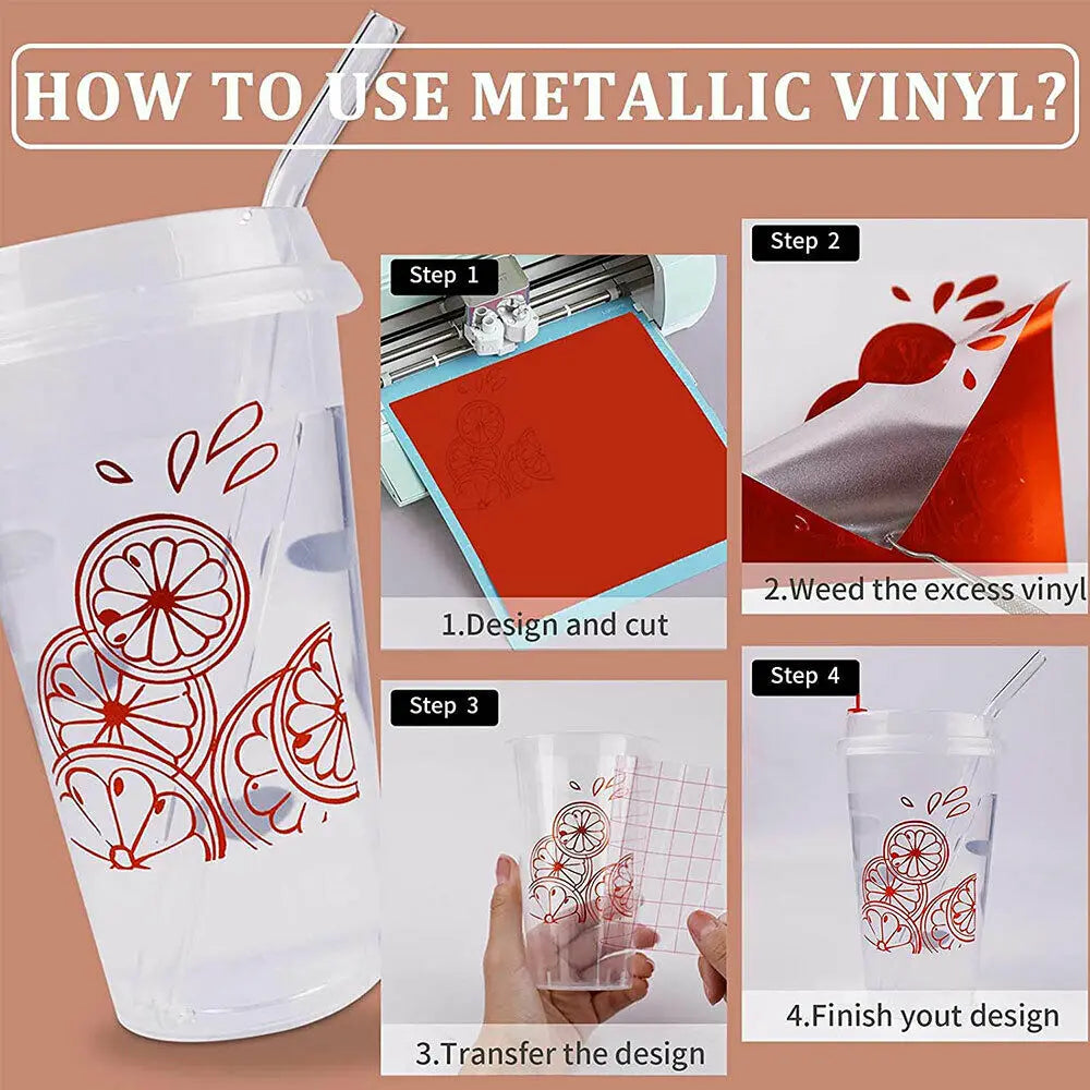 Rose Gold Permanent Adhesive Vinyl