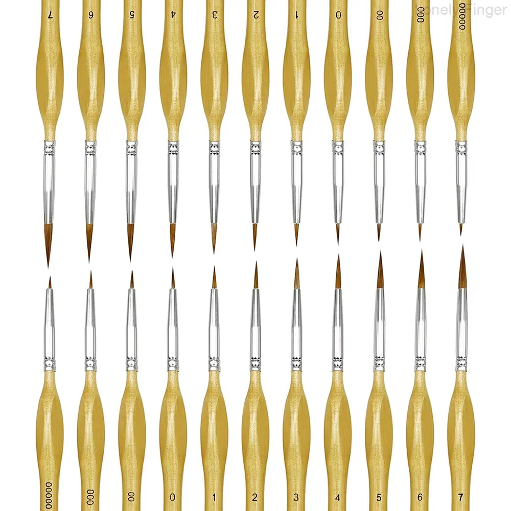 Fine Detail Paint Brush Set