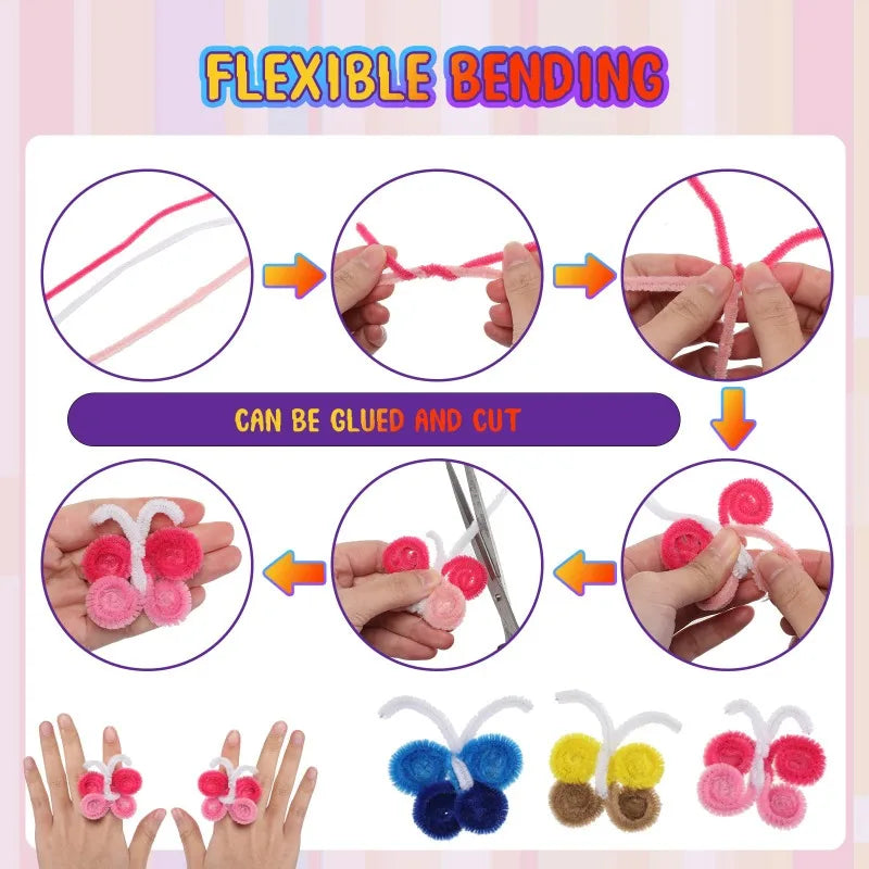 Colorful Chenille Wire Pipe Cleaners