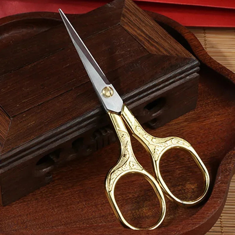 Retro Sewing and Embroidery Scissors Stainless Steel