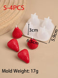 3D Strawberry Silicone Mold