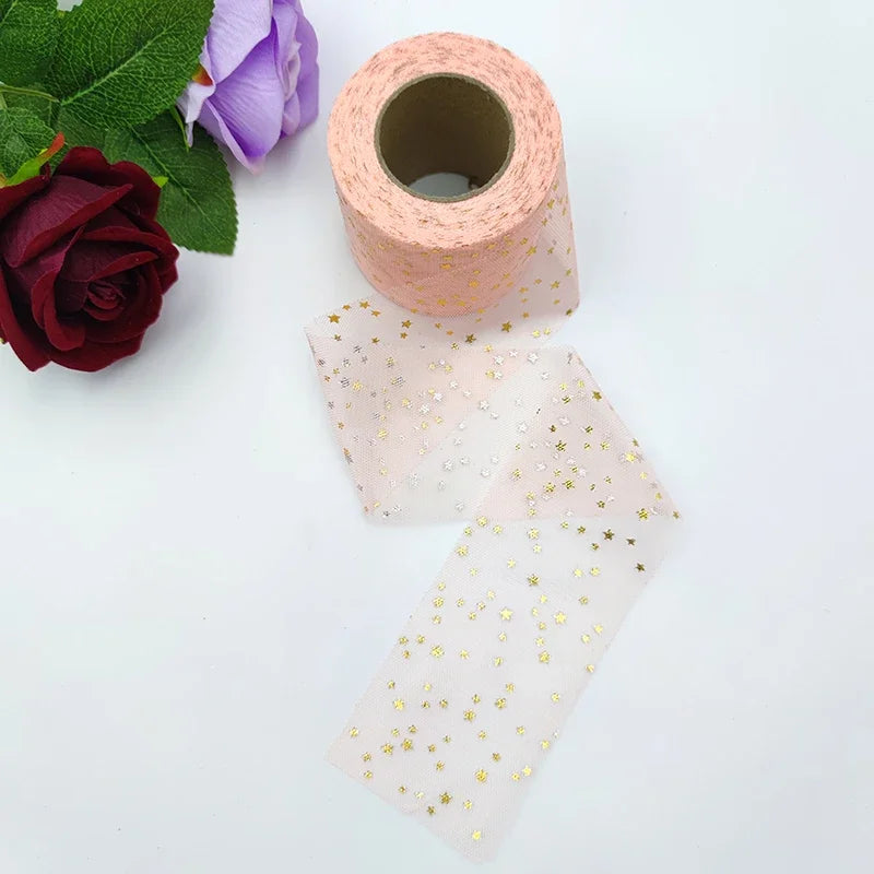 Colorful Star Tulle Ribbon