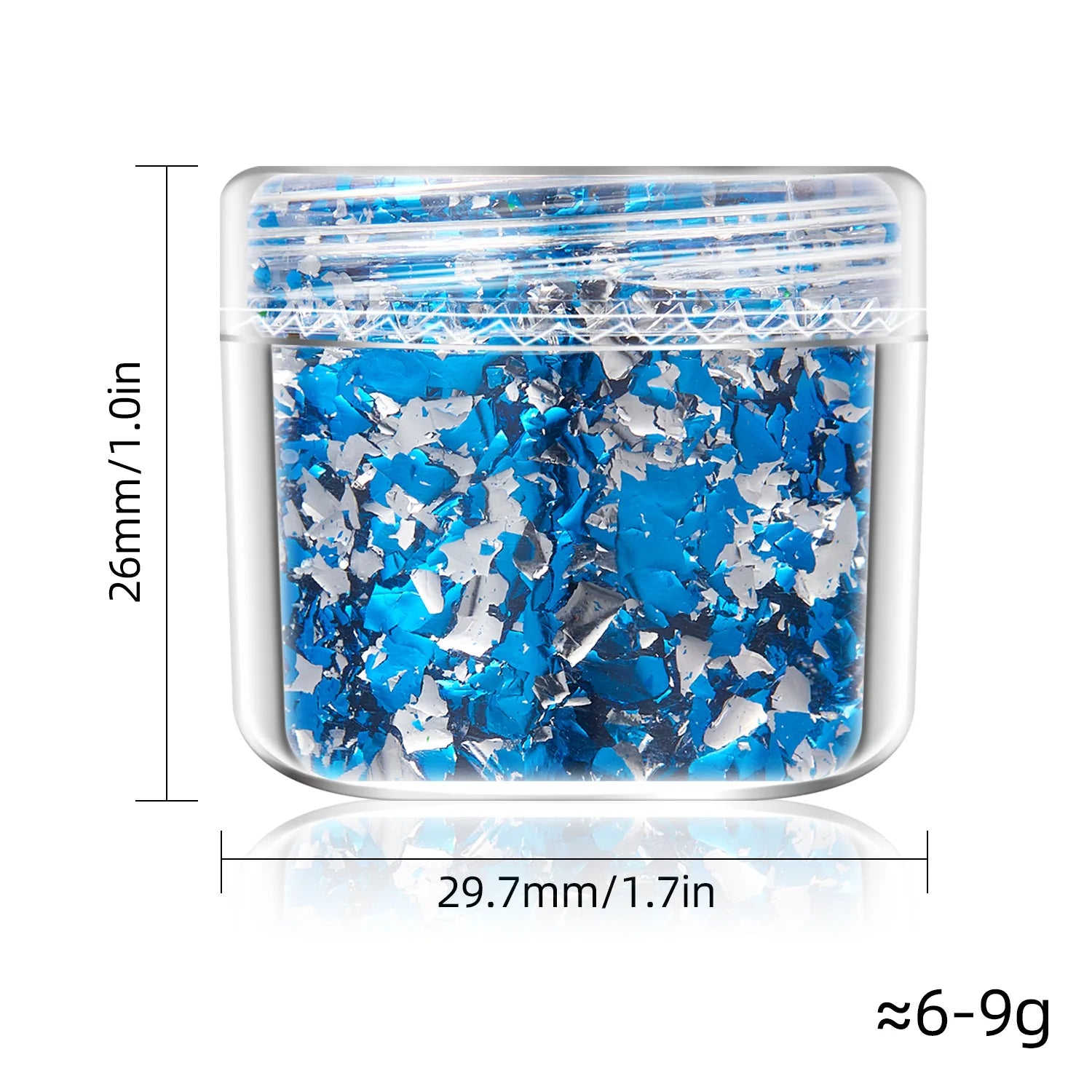 Glitter Foil Flakes for Resin and Jewelry