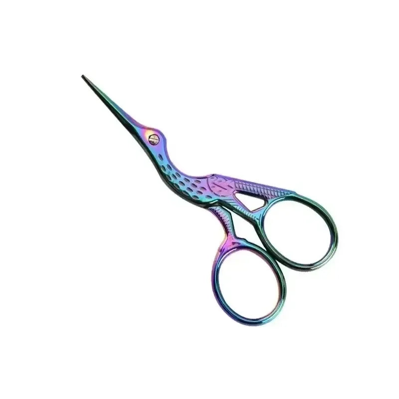 Stainless Steel Rainbow Stork Scissors