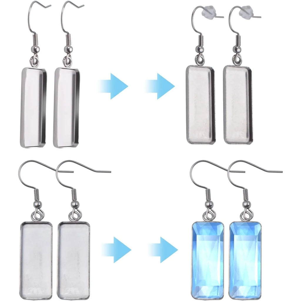 20-Piece Stainless Steel Earring Kit