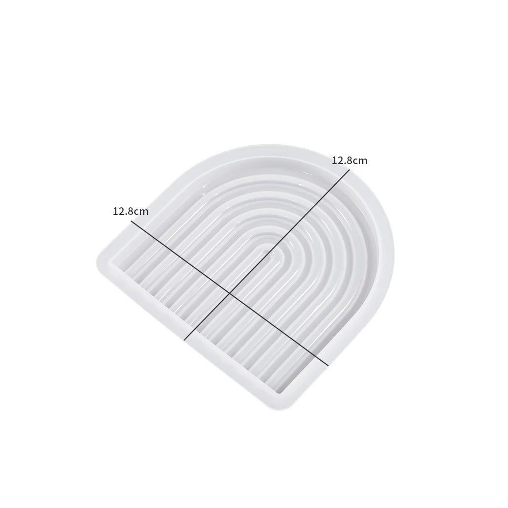 Modern Coaster Silicone Molds for Resin or Plaster