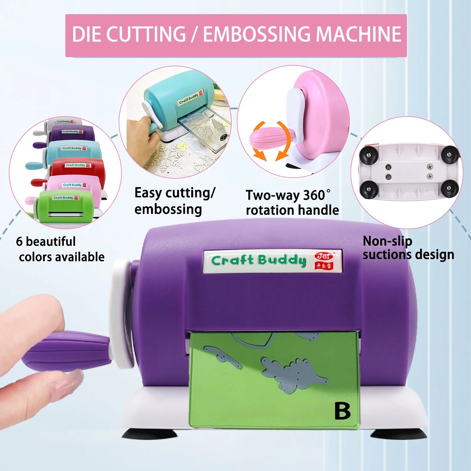 Craft Buddy Manual Die Cutting & Embossing Machine
