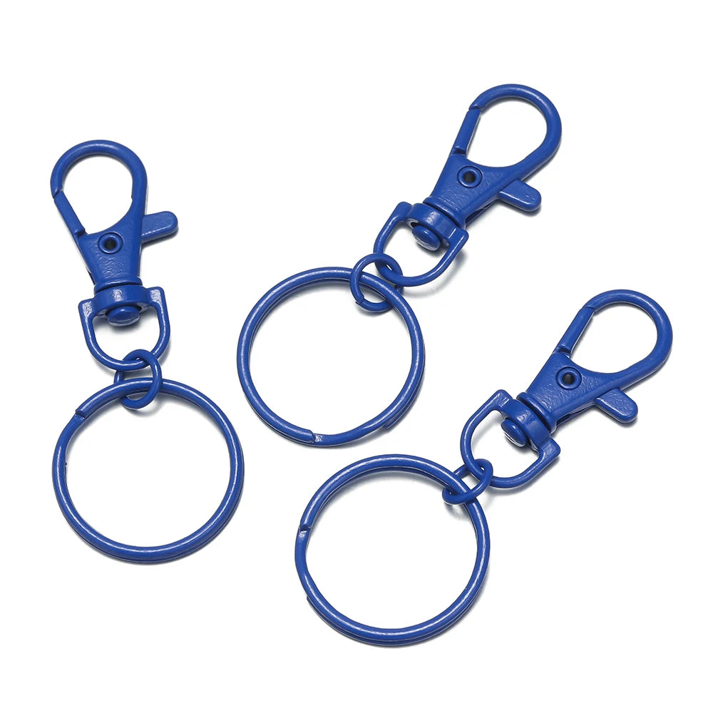 Multicolor Keyring with Lobster Clasp
