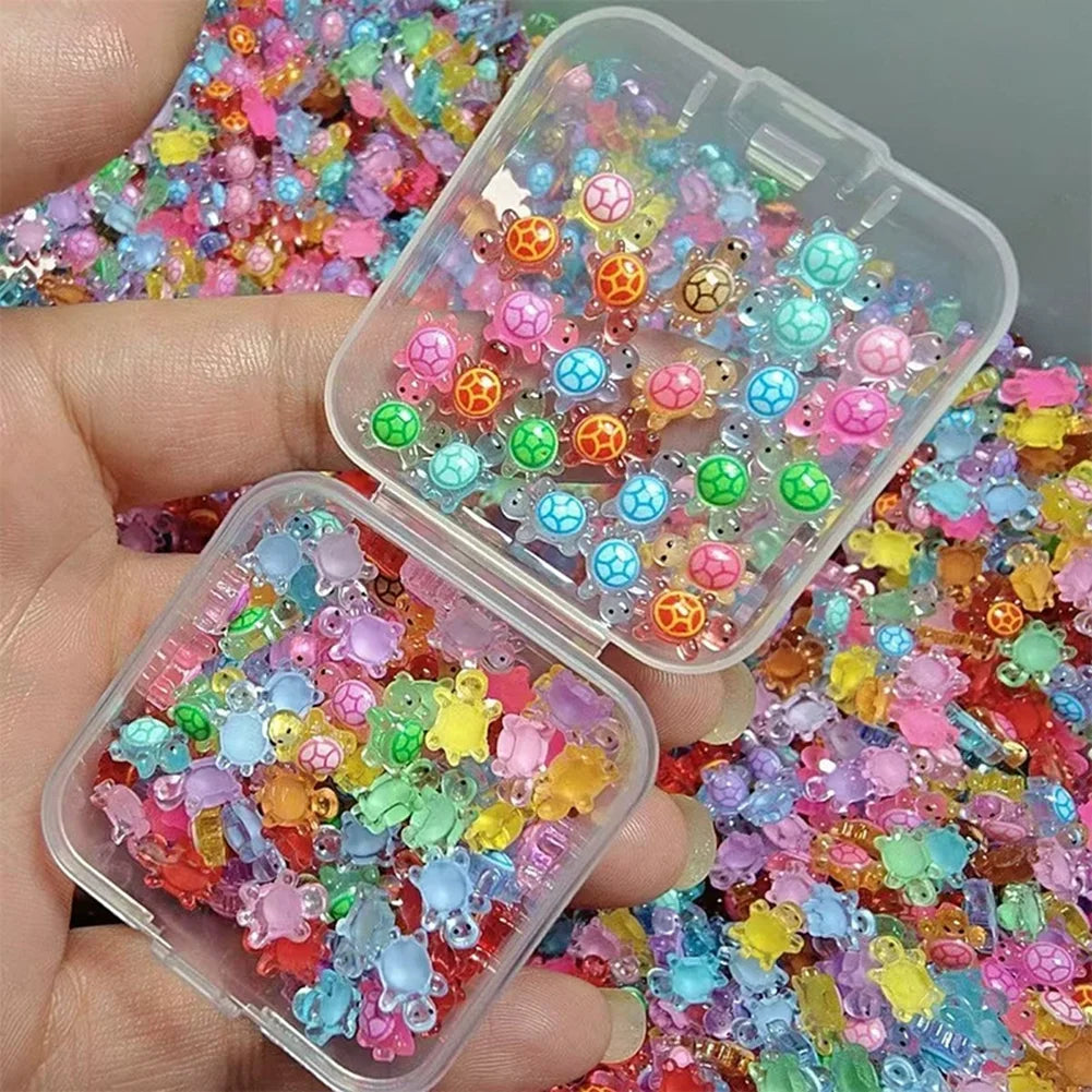 Mini Resin Night Glow Turtle Figurines