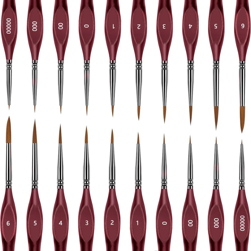 Fine Detail Paint Brush Set