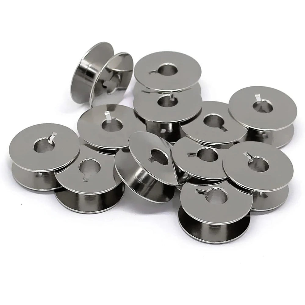 Sewing Machine Metal "L" Bobbins Singer Brother Janome Bernina