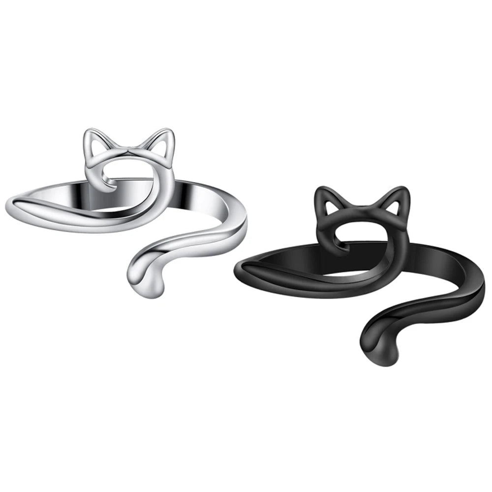 2pcs Adjustable Knitting Crochet Loop Ring