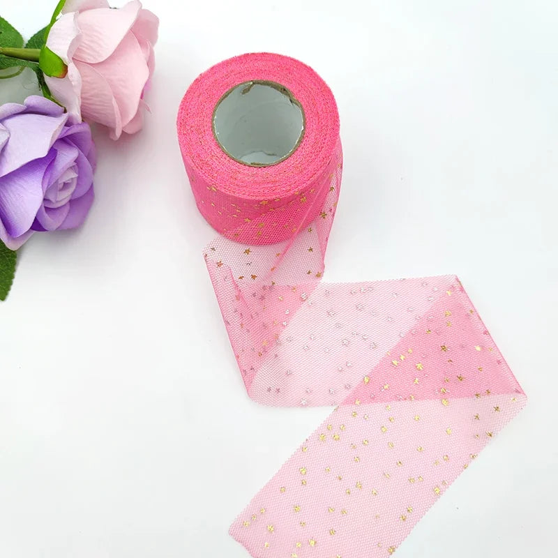 Colorful Star Tulle Ribbon