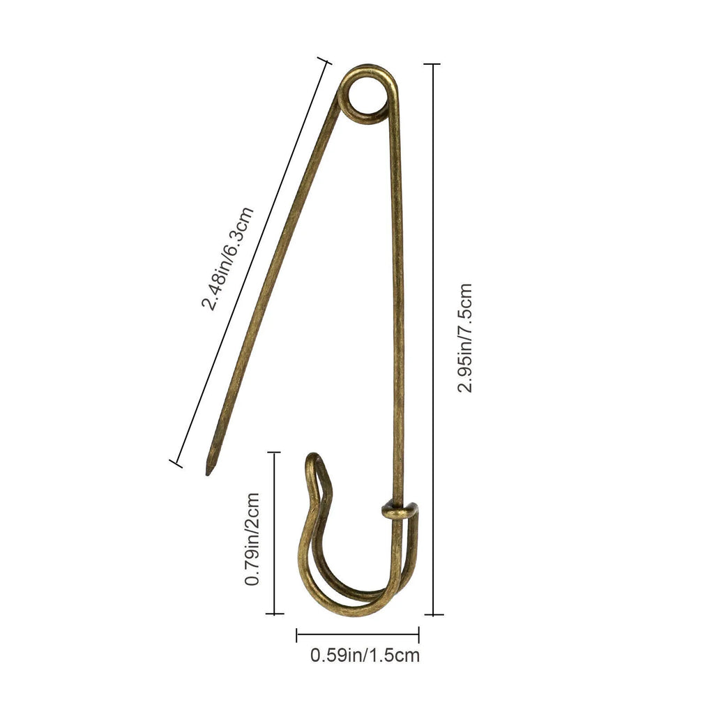 30pcs Large Heavy Duty Safety Pins
