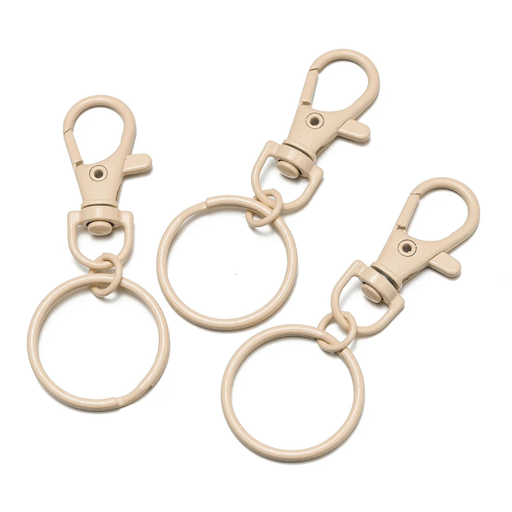 Multicolor Keyring with Lobster Clasp