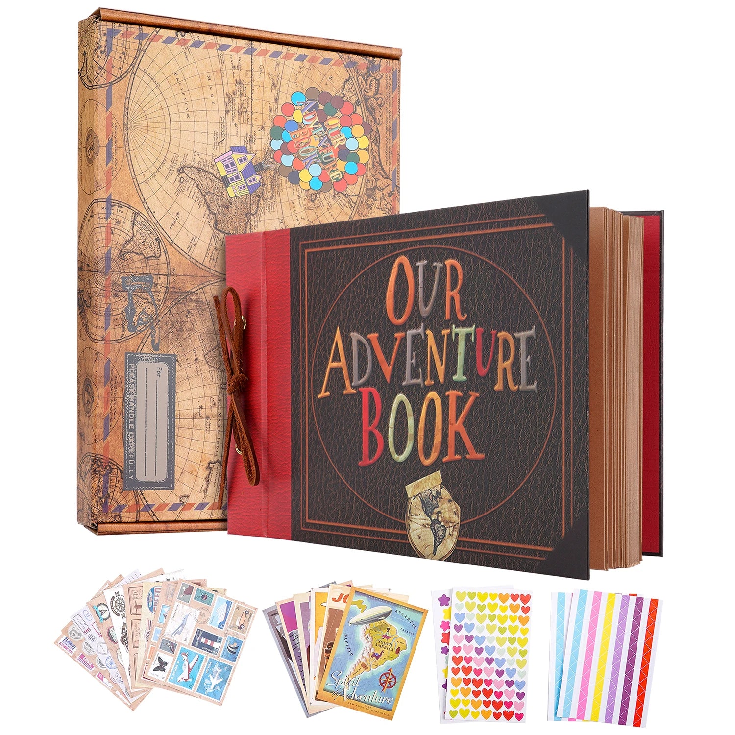 Our Adventure Book Photo Album and stickers