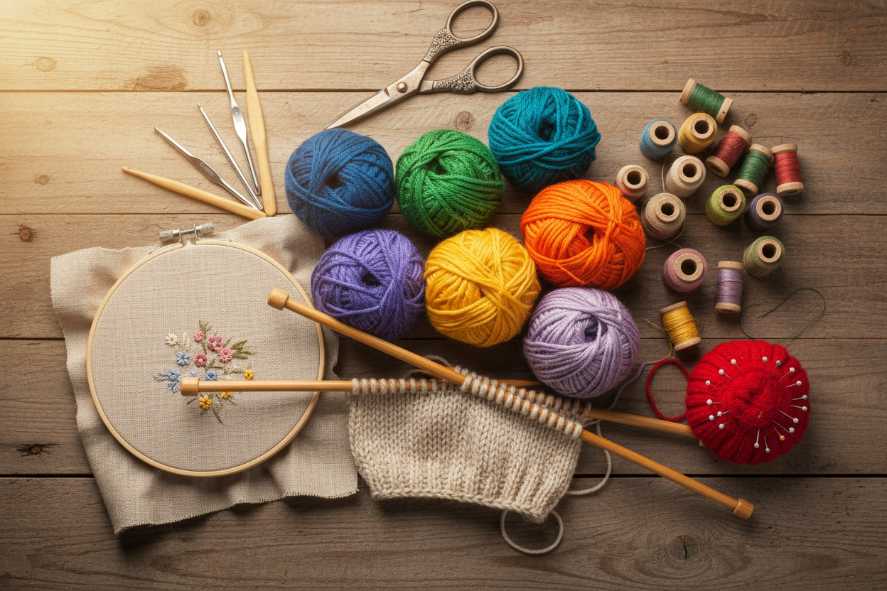Sewing Knitting and Crochet